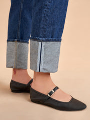 Molly High-Rise Straight Cuffed Jean - La Ligne