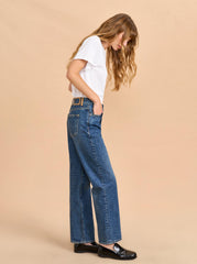 François Mid-Rise Boyfriend Straight Jean - La Ligne