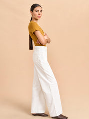 Isadora High-Rise Wide-Leg Corduroy Pant - La Ligne