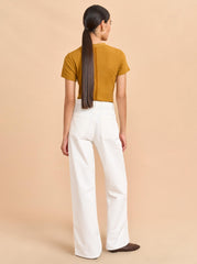 Isadora High-Rise Wide-Leg Corduroy Pant - La Ligne