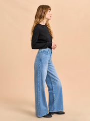 Isadora High-Rise Wide-Leg Jean - La Ligne