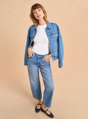 Marilyn Mid-Rise Barrel Jean - La Ligne