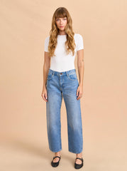 Marilyn Mid-Rise Barrel Jean - La Ligne