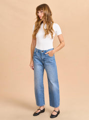 Marilyn Mid-Rise Barrel Jean - La Ligne