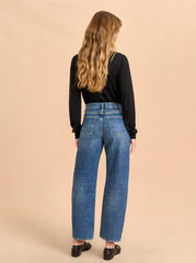 Marilyn Mid-Rise Barrel Jean - La Ligne