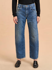 Marilyn Mid-Rise Barrel Jean - La Ligne