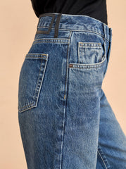 Marilyn Mid-Rise Barrel Jean - La Ligne