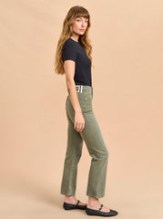 Meredith High-Rise Cropped Flare Jean - La Ligne