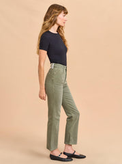 Meredith High-Rise Cropped Flare Jean - La Ligne