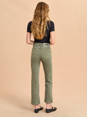 Meredith High-Rise Cropped Flare Jean - La Ligne