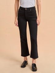 Meredith High-Rise Cropped Flare Jean - La Ligne