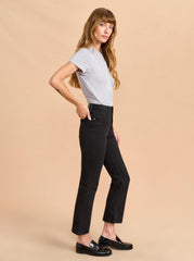 Meredith High-Rise Cropped Flare Jean - La Ligne