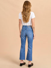 Meredith High-Rise Cropped Flare Jean - La Ligne