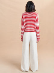 Mini Marina Sweater Fine Stripe - La Ligne