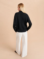 Mock Neck Marina Sweater - La Ligne