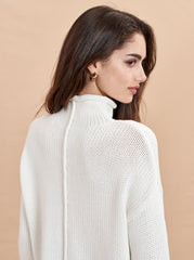 Mock Neck Marina Sweater - La Ligne