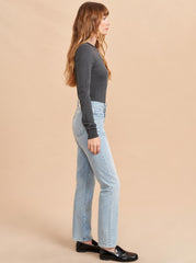 Molly High-Rise Straight Jean - La Ligne