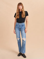 Molly High-Rise Straight Jean - La Ligne