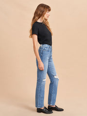 Molly High-Rise Straight Jean - La Ligne