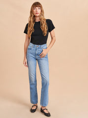 Molly High-Rise Straight Jean - La Ligne