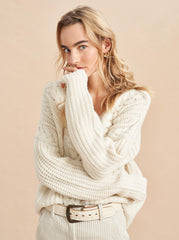 Scotia V Neck Sweater - La Ligne