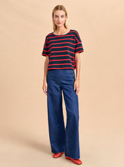 Short Sleeve Breton Tee - La Ligne