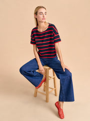 Short Sleeve Breton Tee - La Ligne