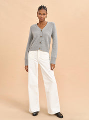 Super Fine Cropped Cardigan - La Ligne