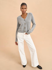 Super Fine Cropped Cardigan - La Ligne