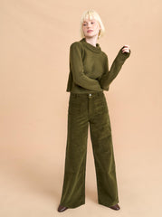 Isadora High-Rise Wide-Leg Corduroy Pant - La Ligne