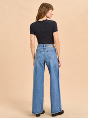 Isadora High-Rise Wide-Leg Jean - La Ligne