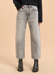 Marilyn Mid-Rise Barrel Jean - La Ligne